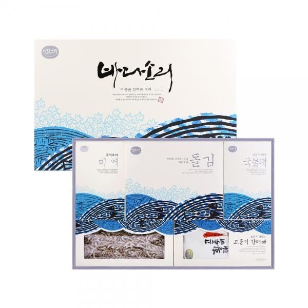 보람4호 황태채 곱창김 돌김 미역 멸치국물팩 명절 선물 세트