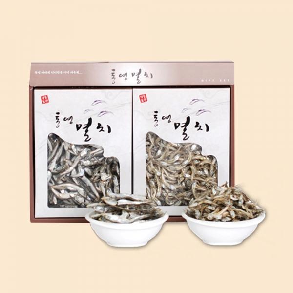M 통영 멸치 선물세트 2종 대멸 소멸 700g 설 추석 명