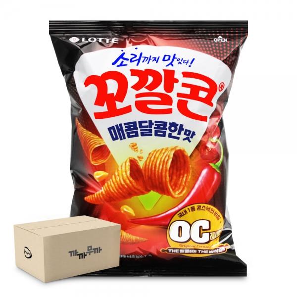 롯데 꼬깔콘 매콤달콤한맛 67g 12개 1박스