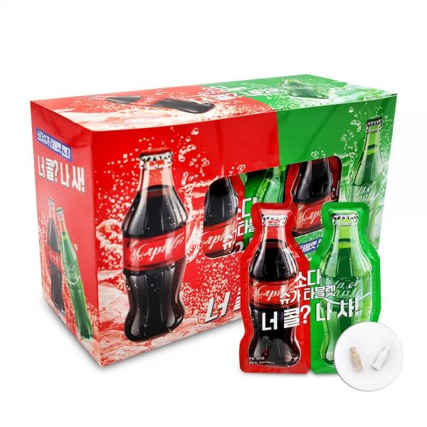 소다슈가 타블렛 캔디 너콜나사 15g x 30개 1박스 콜라맛 사이다맛 사탕 탄산캔디