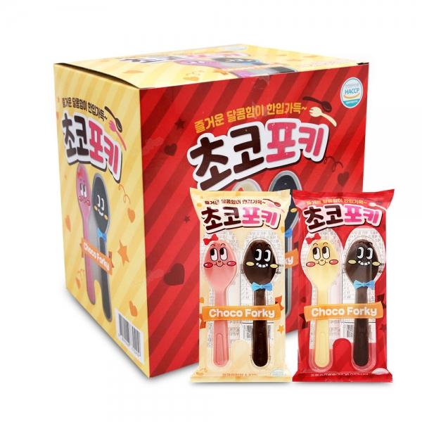 초코포키 20g x 16개 1박스 초콜릿 숟가락 스푼초콜릿 먹는숟가락