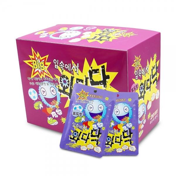 빅 입속에서 와다닥 포도향 9gx20개 1박스