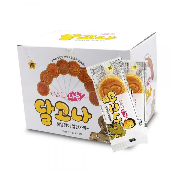 한울 나는 달고나 15gx100개 1박스