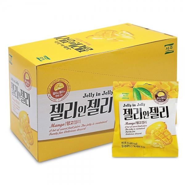 서주 젤리인젤리 망고 23g x 14개 1박스