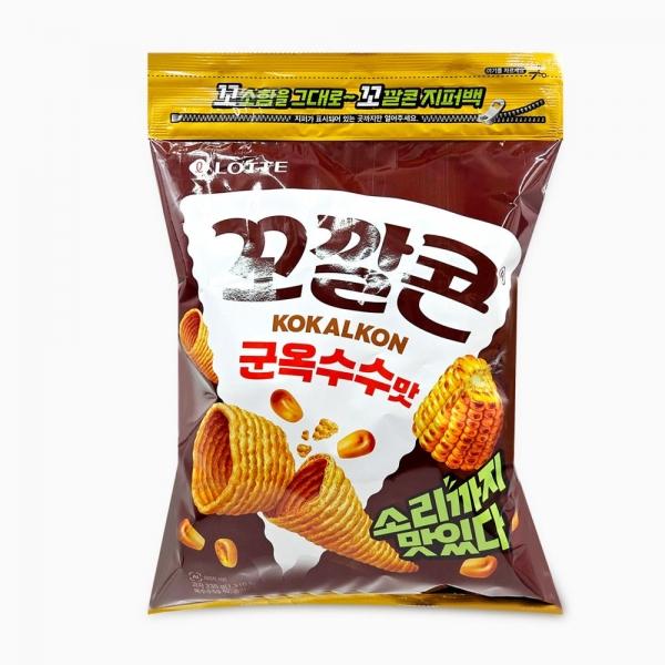 롯데 꼬깔콘 지퍼백 군옥수수맛 235g