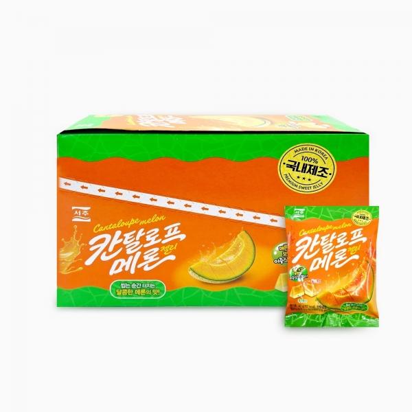 서주 칸탈로프 메론 젤리 42g x 10개 1박스 과일 젤리