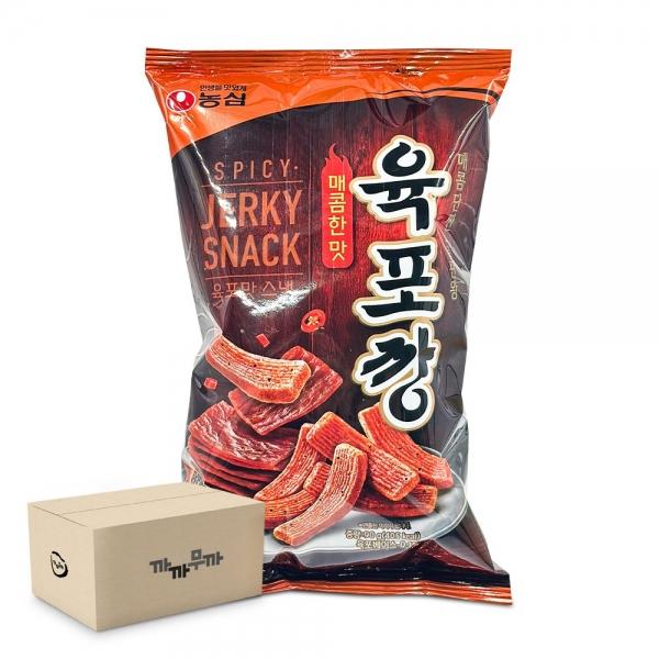 농심 육포깡 매콤한맛 90g 12개 1박스
