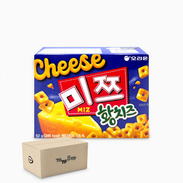 오리온 미쯔 황지즈 52g 28개 1박스