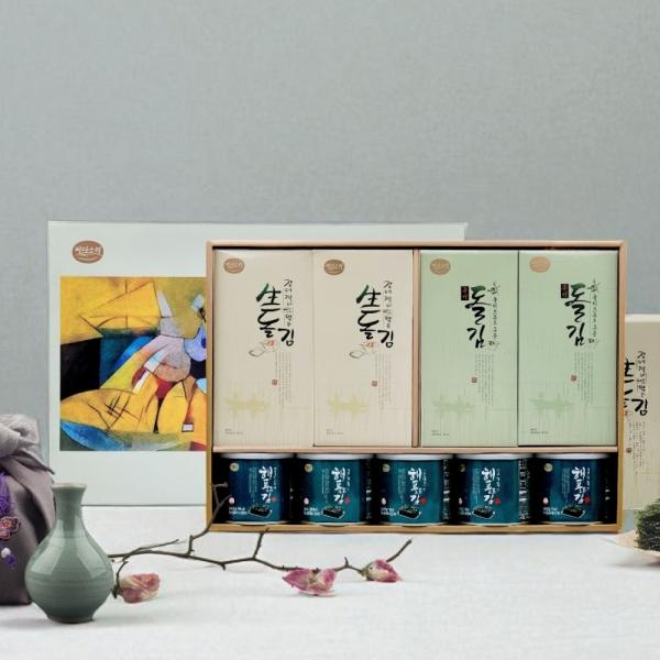 구이돌김 종합세트 1호 캔김 생돌김 구이김 명절선물세트