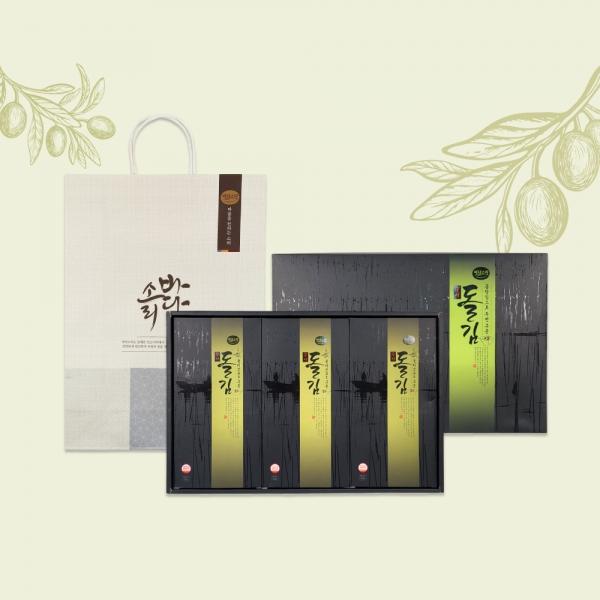 구이돌김3호 곱창돌김을 올리브유로 구운 김 12봉 명절 선물세트