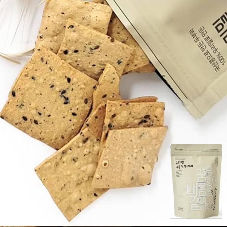 콩 국산 두부 우리밀로 구워만든 두부과자 80g*5봉