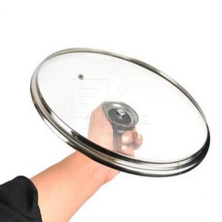 경질냄비용 C형 유리뚜껑 26호 25.5cm 냄비덮개 냄비커버 강화유리뚜껑 냄비뚜껑손잡이 냄비꼭지