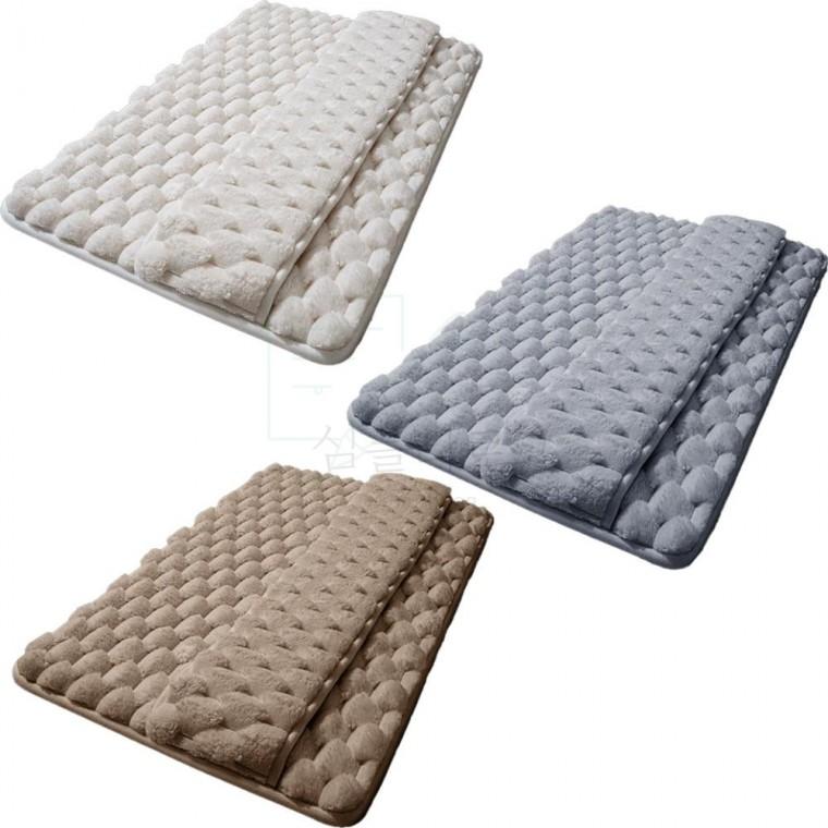 발등 건조 메모리폼 미끄럼방지 발매트 60x40cm 화장실앞발매트 화장실러그 욕실발판 욕실발매트 주방욕실