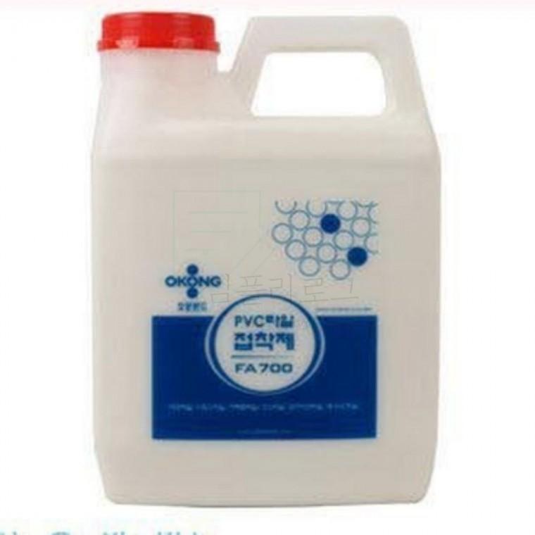 오공 산업체전용 데코타일 PVC타일 접착제 FA700 데코타일접착제 타일본드 바닥타일접착제 마루시공본드 바