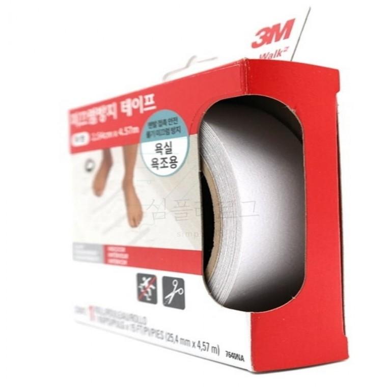 3M 세이프티워크 7640 욕실용 미끄럼방지 투명테이프 바닥미끄럼방지테이프 투명미끄럼방지테이프 욕실미끄