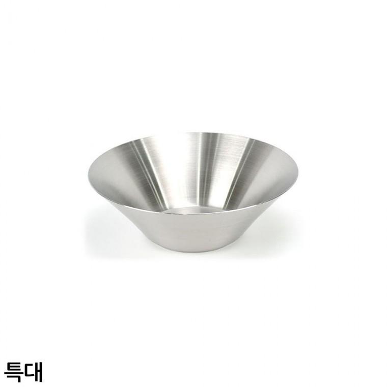 스테인레스 고급 샐러드볼 믹싱볼 무광 특대 26cm 주방용품 예쁜그릇 스텐볼 디저트접시