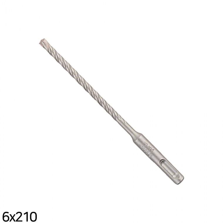 보쉬 SDS PLUS 5X 4날 햄머드릴비트 6x210mm 타공 콘크리트 철근 기리