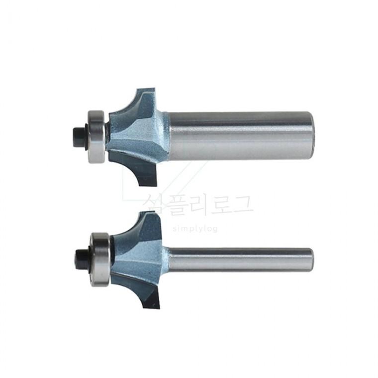 스마토 둥근면비트 루터 트리머 비트 25mm 트리머날 목공트리머비트 목공루터 루터트리머 라운드오버비트