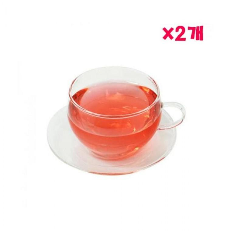 루미나D 유리 홍차잔세트x2개 투명유리컵 유리찻잔 투명잔 찻잔 받침 티타임 식기 홍차 티타임