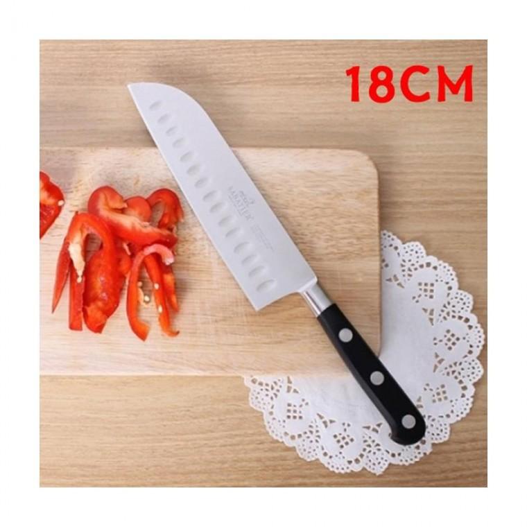 루미나D 이데아이녹스 주방칼 산토쿠칼 18cm 조리용 단조 빵 절단 식재료 손질