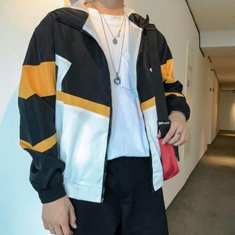 남성 바람막이 점퍼 자켓 후드 야상 2색 가을 아우터