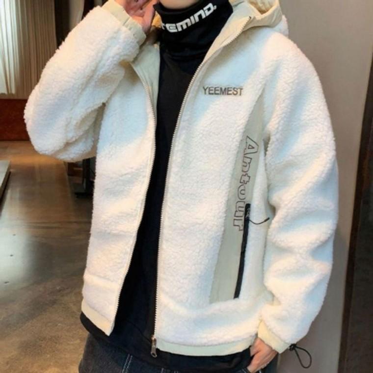 남녀공용 플리스 후드 집업 후리스 뽀글이 점퍼 자켓 3색