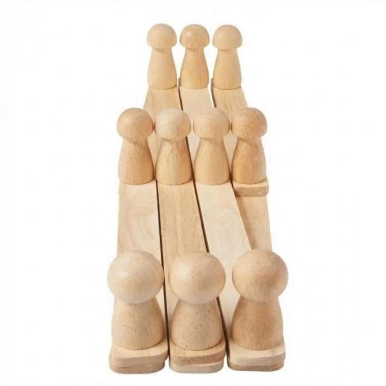 접이식 자바라 옷걸이 원목 벽부착 옷걸이 원목 행거 용품 47cm