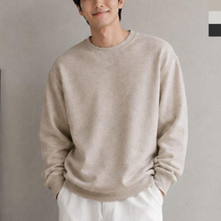 남성 라운드넥 긴팔 맨투맨 간절기 베이직 패션 티셔츠