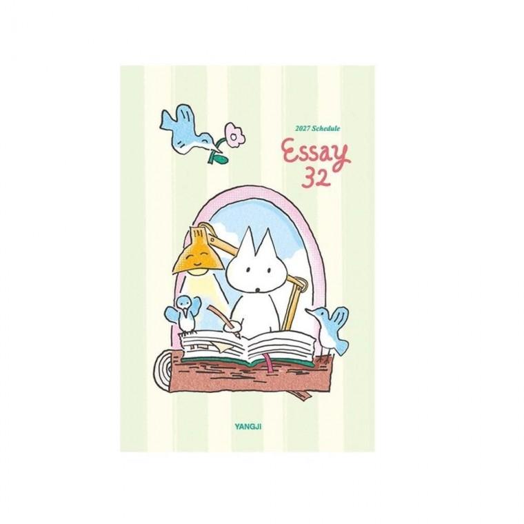 2027년 에쎄이 32 양장 다이어리 위클리 미니 일정 스케줄러