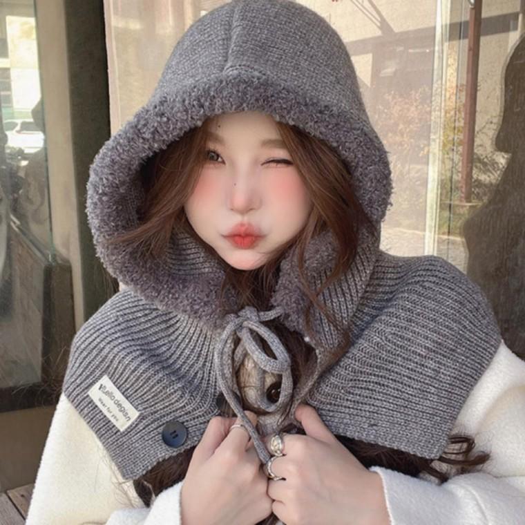 털 후드 바라클라바 뽀글이 모자 겨울 넥워머 목토시