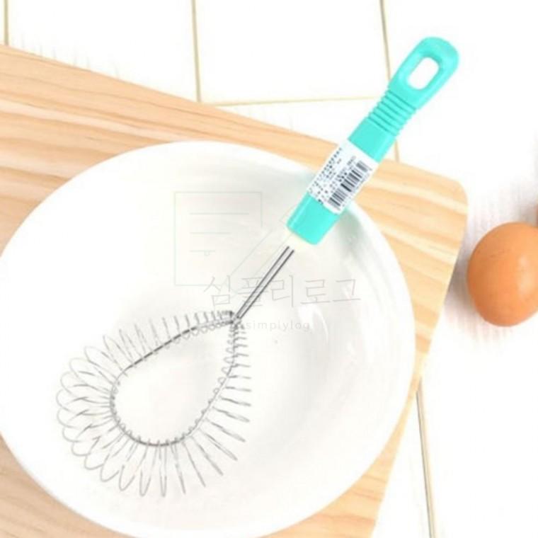 미니 스프링 거품기 다용도거품기 머랭치기 핸드믹서 달걀거품기 손거품기
