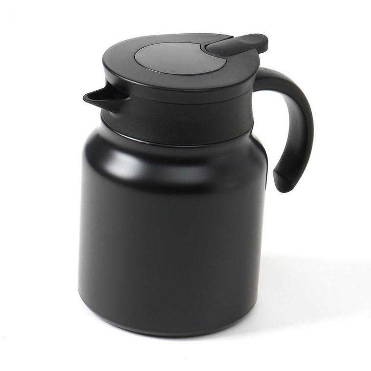 온도표시 보온주전자 900ml 블랙 보온포트 진공주전자 스테인리스주전자 보온물통