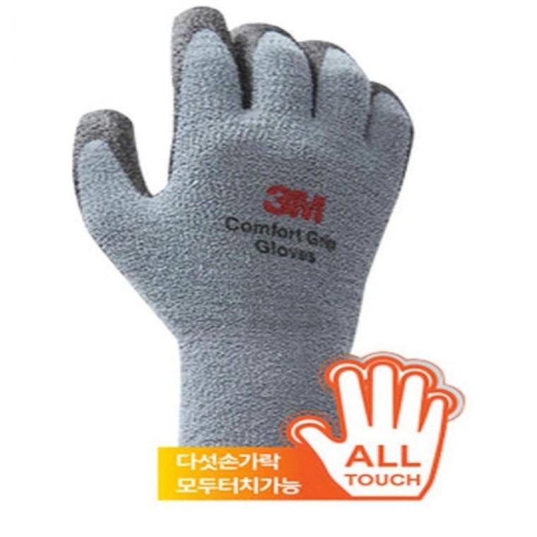 3M 컴포트그립 리얼터치 기모 터치장갑 터치작업장갑 반코팅작업장갑 택배장갑 미끄럼방지장갑 터치기모장