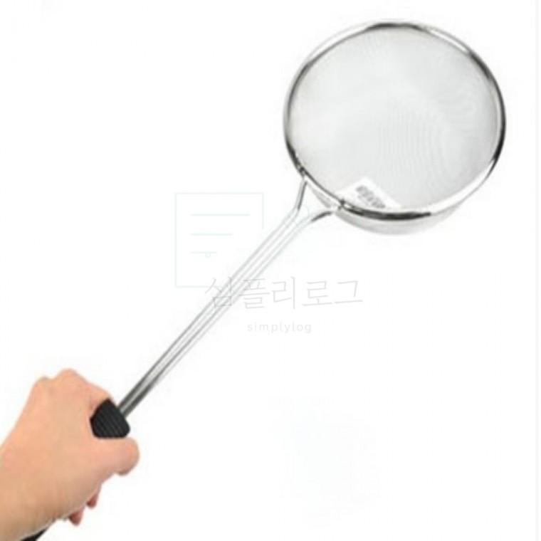 업소용 긴 건지게 일반 3호 주방뜰채 밀가루채 건지기망 국수뜰채 주방채망