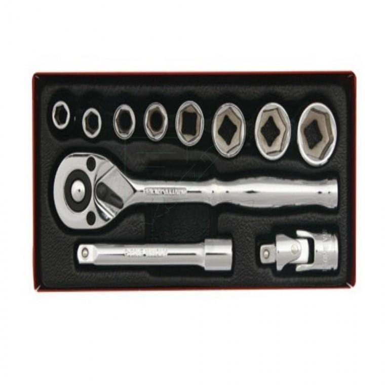 스마토 소켓 렌치 세트 12pcs 수공구 공구세트 육각소켓세트 복스연결대 라쳇핸들 복스알세트 복스셋트