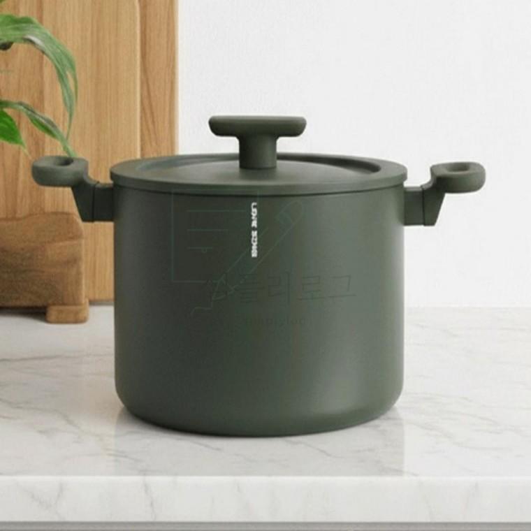 IH 인덕션 세라믹코팅 양수냄비 24cm 전골냄비 뚜껑냄비 신혼부부냄비 찌개냄비 인덕션용냄비