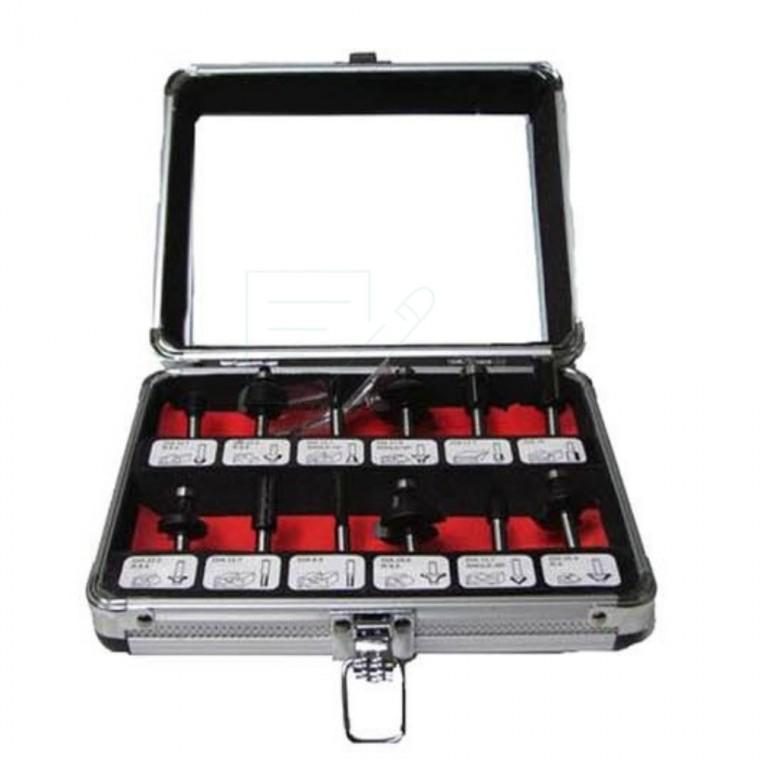 스마토 트리머날세트SM TB612 12pcs 트리머비트 베크라이트가공 목재가공 라우터비트 목공비트