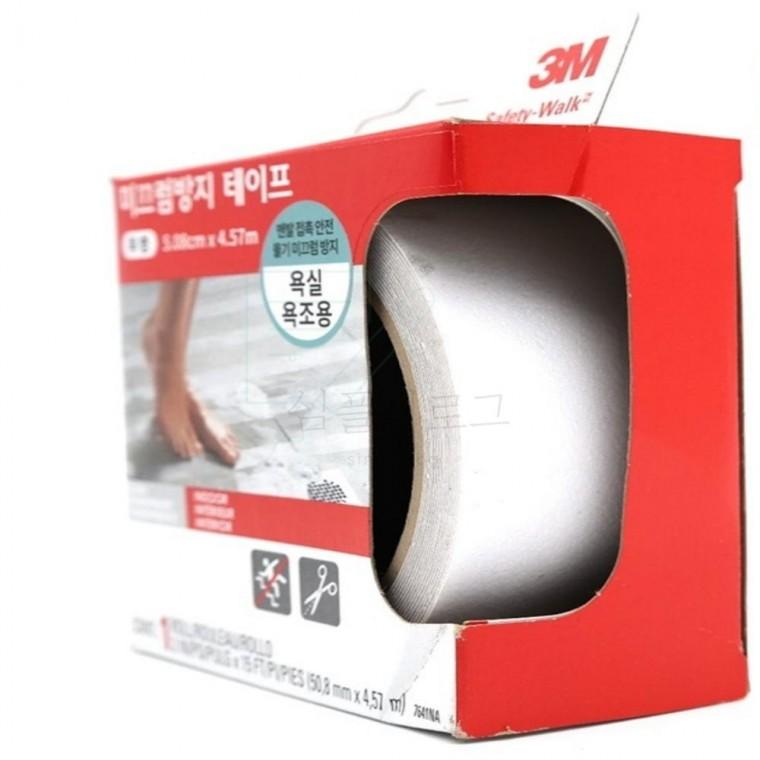 3M 세이프티워크 7641 욕실용 미끄럼방지 투명테이프 논스립테이프 투명미끄럼방지 바닥미끄럼방지테이프