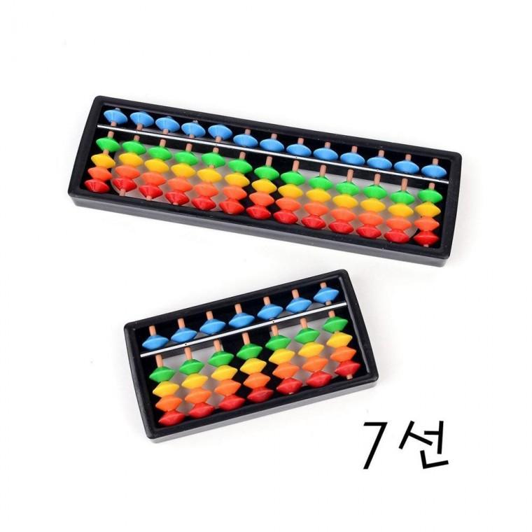 루미나D 7선 주판 암산 주산 숫자놀이 어린이 학습용 연산 연습 수학 교구