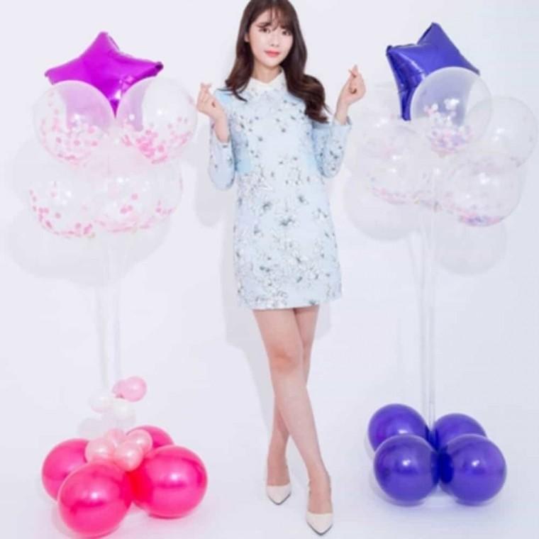 행사장식 풍선 꽂이 장식 세트 130cm 컨페티