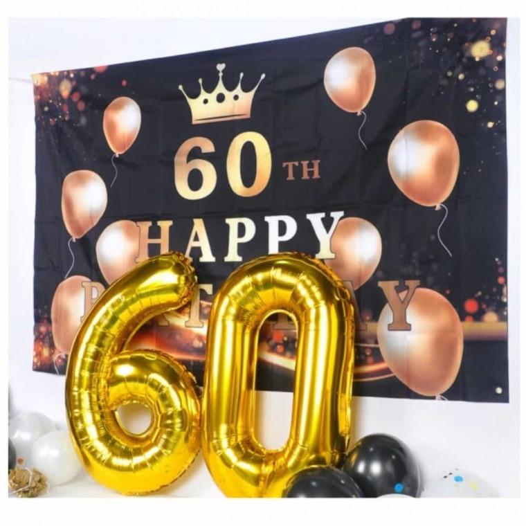 생일파티용품 대형 60세 생일 현수막