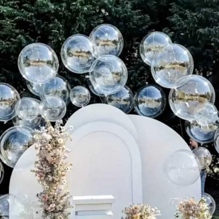 홈파티풍선 PVC투명버블풍선 30cm 50개입