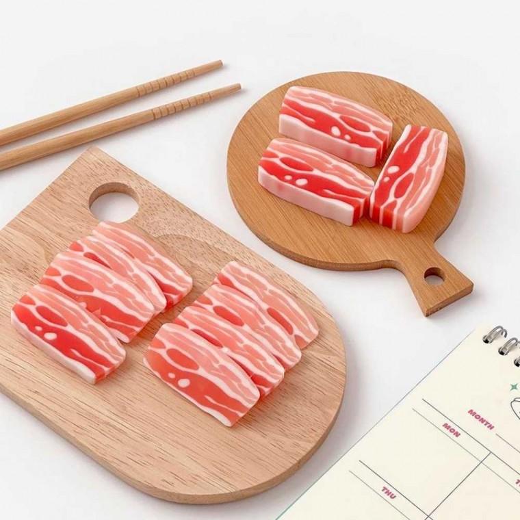 삼겹살 지우개 32개 미술지우개 특이한지우개 단체선물