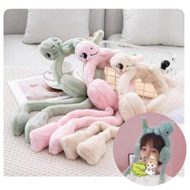 움직이는귀 공룡 귀마개 아동 어린이 크리스마스 선물