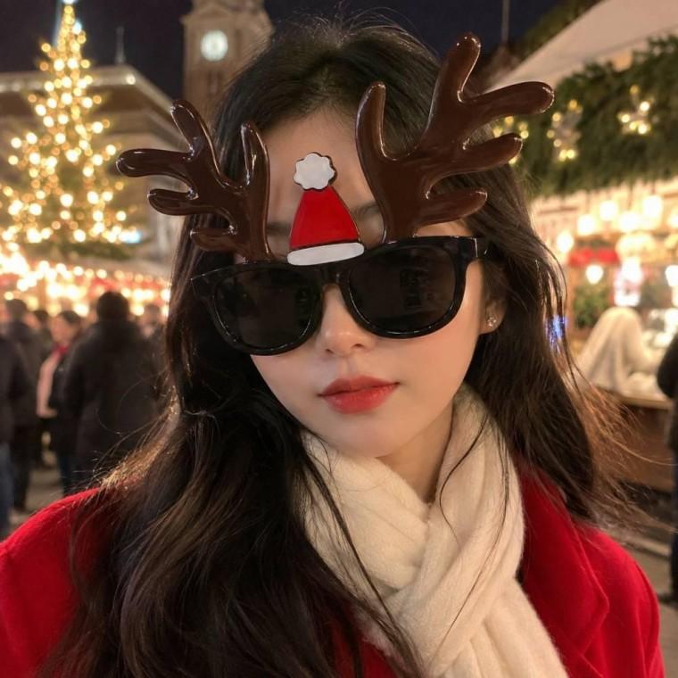 산타 모임 장비 소품 용품 파티 모자 분장 루돌프 연말 악세사리 크리스마스 안경