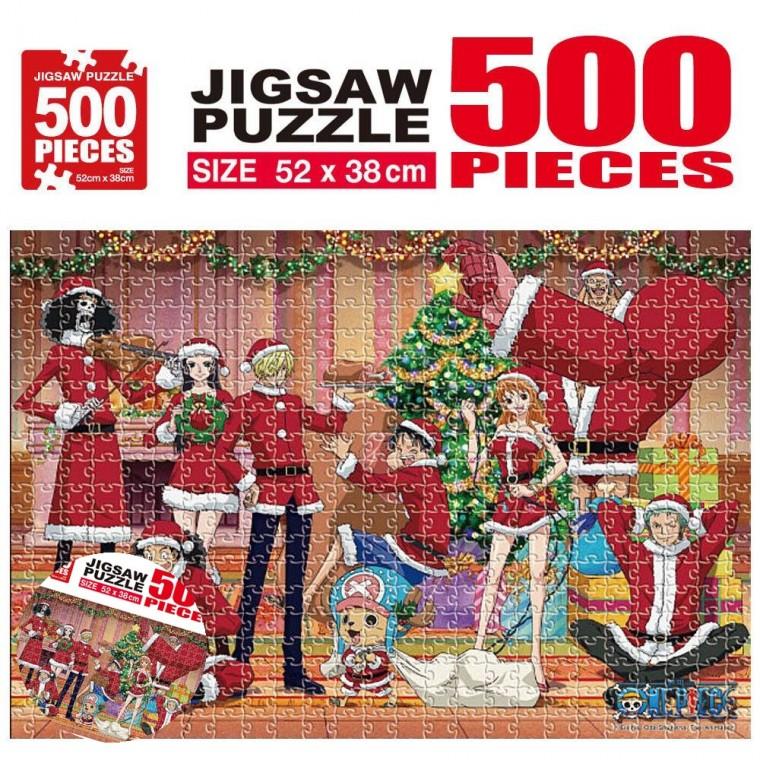 퍼즐액자 테이블게임 직소퍼즐액자 퍼즐놀이 직쏘퍼즐 원피스 직소퍼즐 500pcs 크리스마스