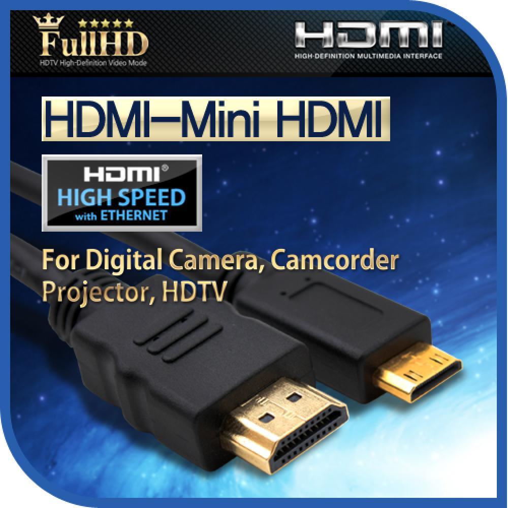 HDMI Mini HDMI 케이블 2m V1.4 지원