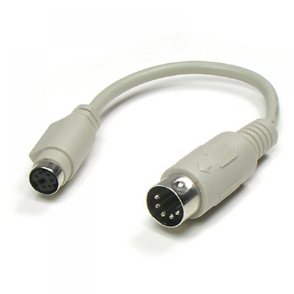 키보드 젠더 18cm DIN 5M MD6F PS2 6핀용 키보드를 AT용 5핀 PC에 연결 G0311