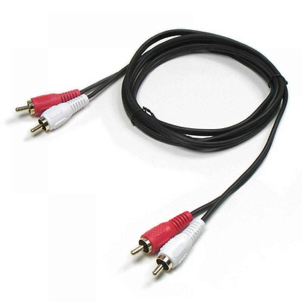 RCA 2선 케이블 1.5M (음성)