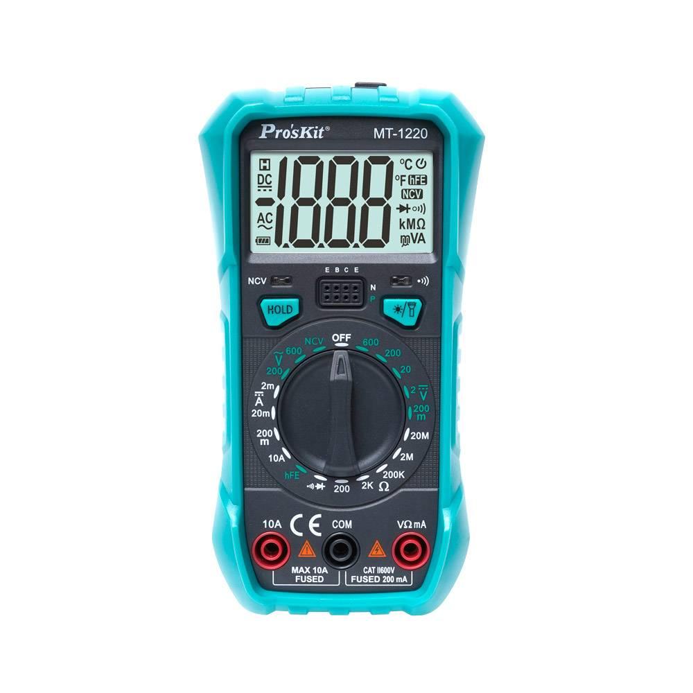 Prokit (-1220) 디지털 멀티미터 테스터기 휴대용 공구 측정 디지털 LCD디스플레이 PK340